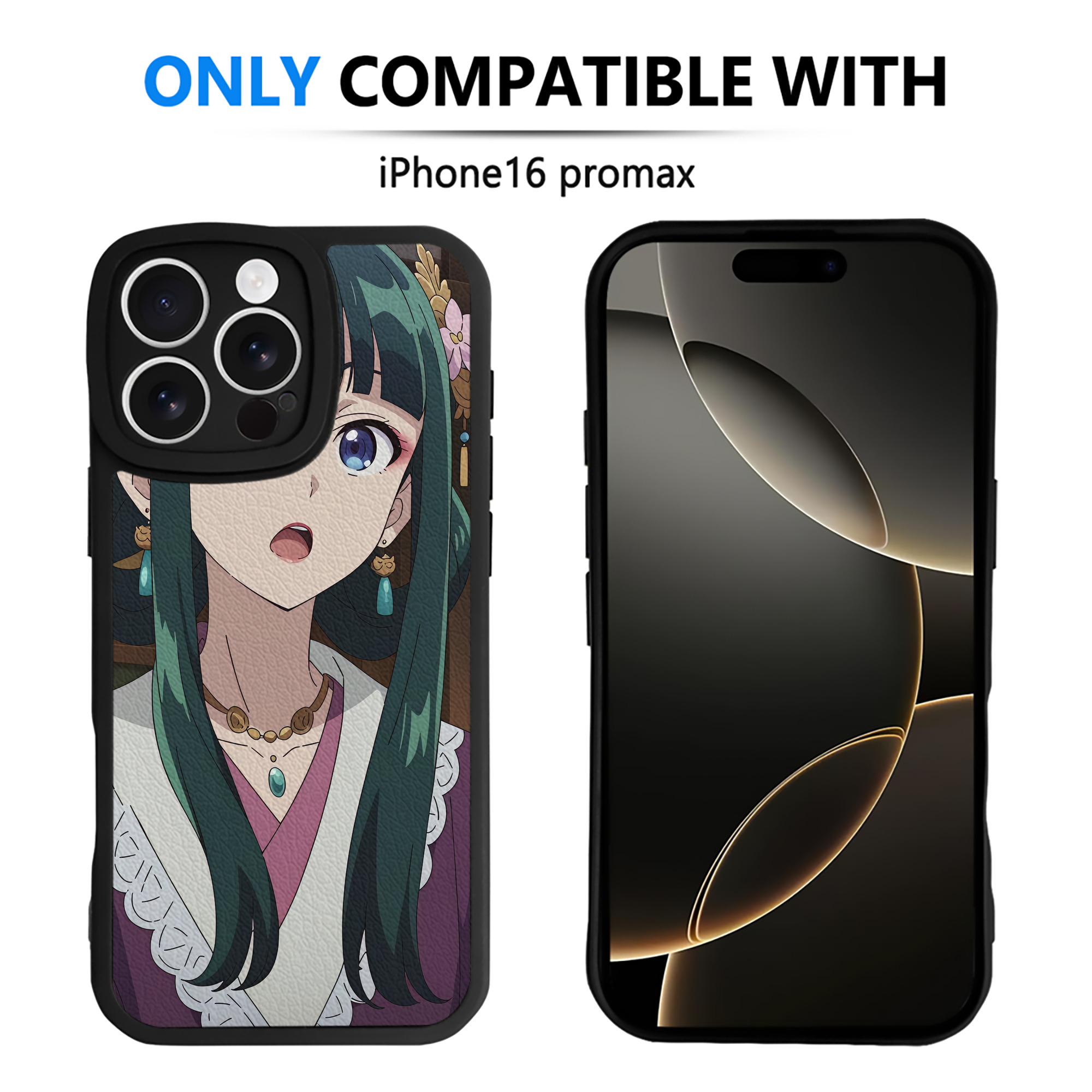 薬屋のひとりごと The Apothecary Diaries 【iPhone 16シリーズ対応】シリコンスマホケース（レザー調） 材質：シリコン